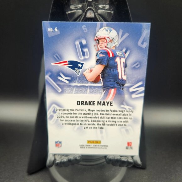 2024 Panini Zenith - A to Z Drake Maye #4 (RC) - Picture 2 of 6